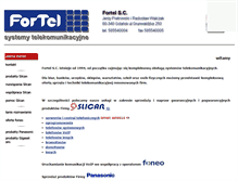 Tablet Screenshot of fortelsc.pl